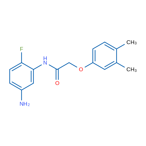 N-(5-Amino-2-fluorophenyl)-2-(3,4-dimethylphenoxy)acetamide 1g
