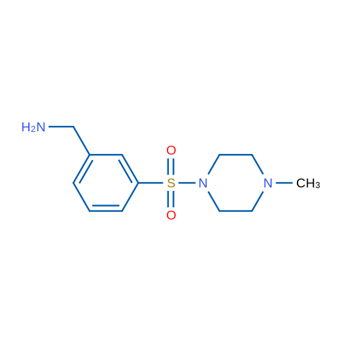 (3-((4-Methylpiperazin-1-yl)sulfonyl)phenyl)methanamine 1g