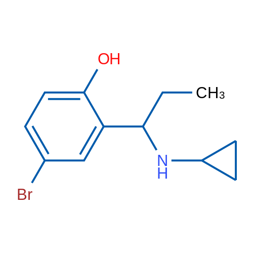 4-Bromo-2-[1-(cyclopropylamino)propyl]phenol 1g