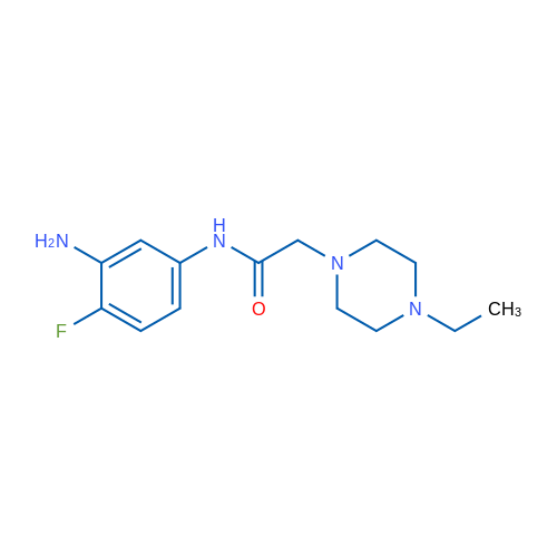 N-(3-Amino-4-fluorophenyl)-2-(4-ethylpiperazin-1-yl)acetamide 1g