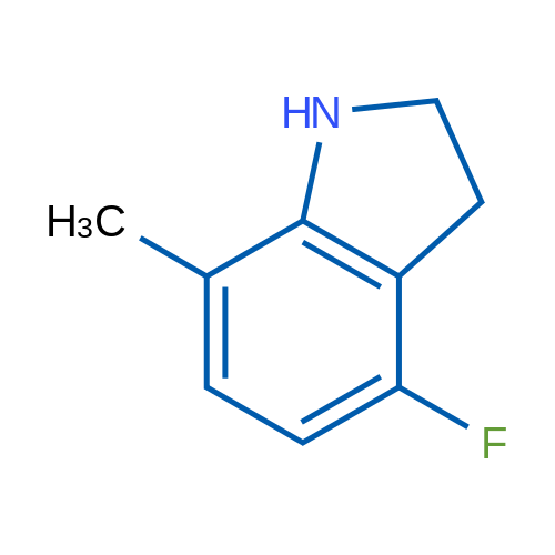 4-Fluoro-7-methyl-2,3-dihydro-1h-indole 1g