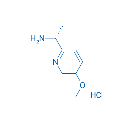 (R)-1-(5-Methoxypyridin-2-yl)ethanamine hydrochloride 250mg