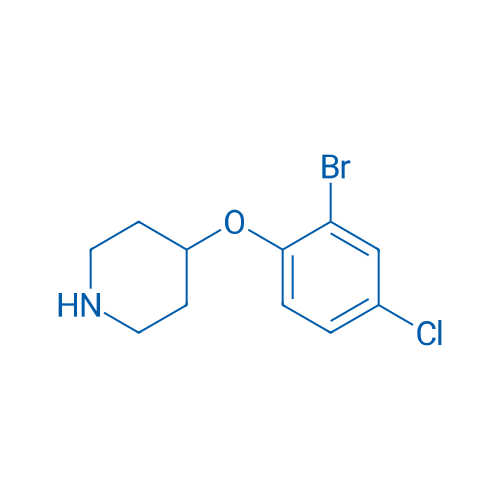 4-(2-Bromo-4-chlorophenoxy)piperidine 5g