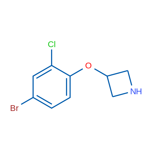 3-(4-Bromo-2-chlorophenoxy)azetidine 5g