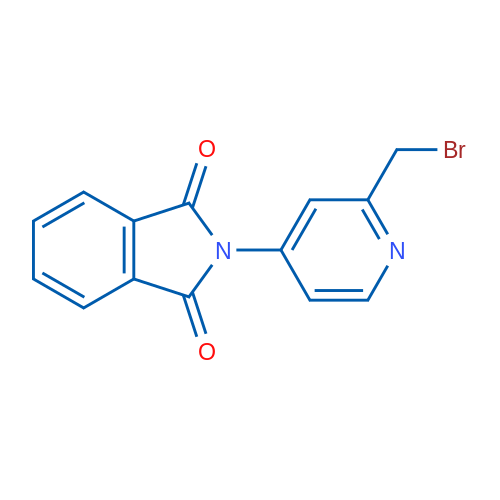 2-Bromomethyl-4-phthalimido-pyridine 1g
