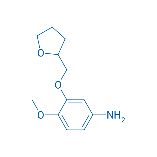 4-Methoxy-3-((tetrahydrofuran-2-yl)methoxy)aniline 250mg