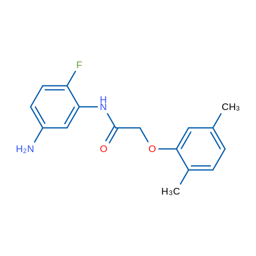 N-(5-Amino-2-fluorophenyl)-2-(2,5-dimethylphenoxy)acetamide 1g