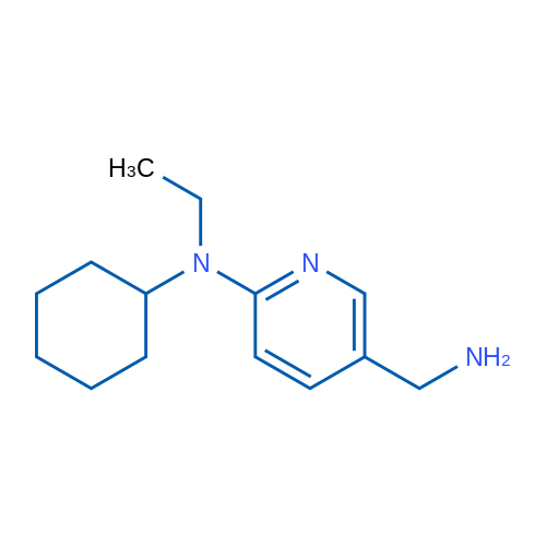 5-(Aminomethyl)-N-cyclohexyl-N-ethylpyridin-2-amine 5g