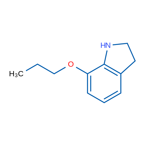 7-Propoxy-2,3-dihydro-1h-indole 1g