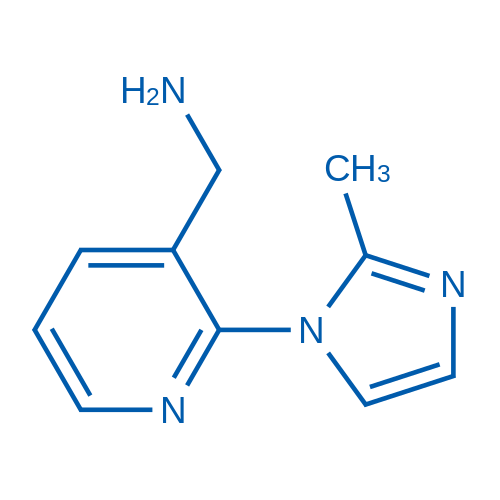 (2-(2-Methyl-1H-imidazol-1-yl)pyridin-3-yl)methanamine 50mg