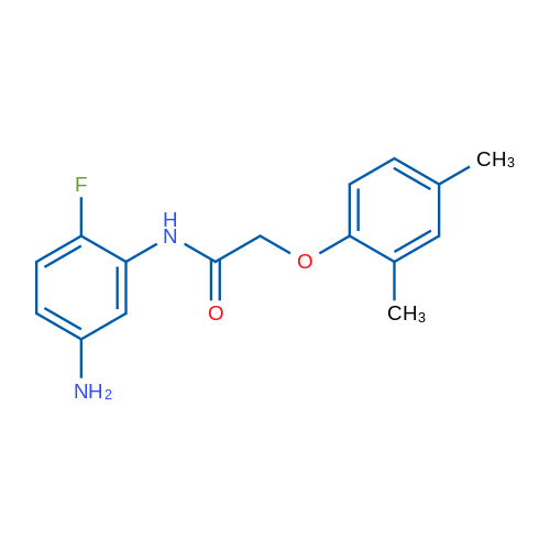 N-(5-Amino-2-fluorophenyl)-2-(2,4-dimethylphenoxy)acetamide 1g