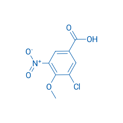 3-Chloro-4-methoxy-5-nitrobenzoic acid 250mg
