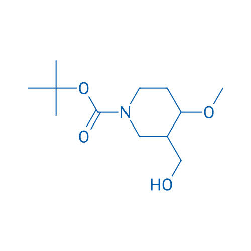 tert-Butyl 3-(hydroxymethyl)-4-methoxypiperidine-1-carboxylate 100mg
