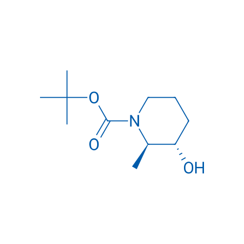 Rel-tert-butyl (2R,3S)-3-hydroxy-2-methylpiperidine-1-carboxylate 1g