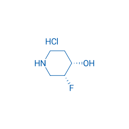 (3R,4S)-rel-3-Fluoropiperidin-4-ol hydrochloride 100mg
