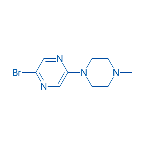 2-Bromo-5-(4-methylpiperazin-1-yl)pyrazine 250mg