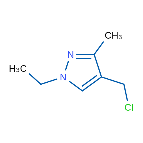 4-(Chloromethyl)-1-ethyl-3-methyl-1H-pyrazole 1g