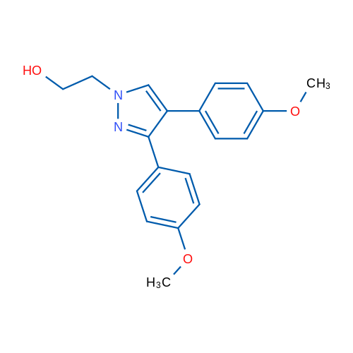 2-[3,4-Bis(4-methoxyphenyl)-1H-pyrazol-1-yl]ethan-1-ol 1g