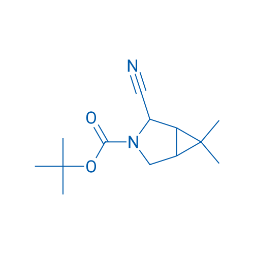 tert-Butyl 2-cyano-6,6-dimethyl-3-azabicyclo[3.1.0]hexane-3-carboxylate 250mg