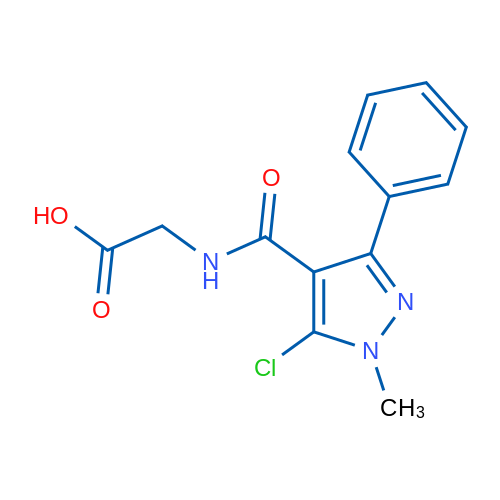 2-[(5-Chloro-1-methyl-3-phenyl-1H-pyrazol-4-yl)formamido]acetic acid 1g