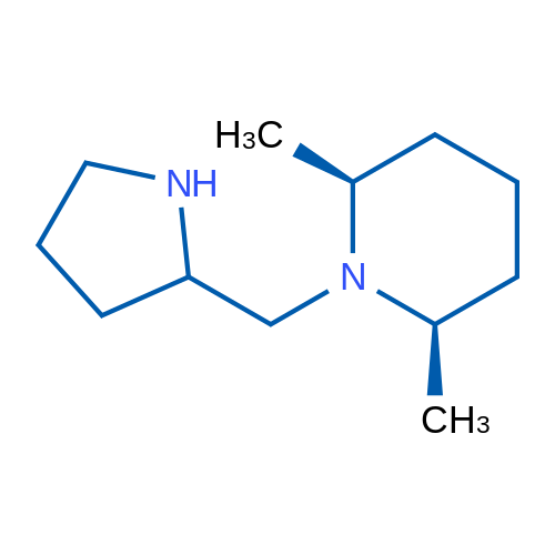 (2R,6S)-2,6-DImethyl-1-(2-pyrrolidinylmethyl)piperidine 1g