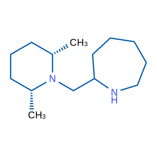 2-(((2R,6S)-2,6-dimethylpiperidin-1-yl)methyl)azepane 1g