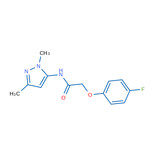 N-(1,3-Dimethyl-1H-pyrazol-5-yl)-2-(4-fluorophenoxy)acetamide 1g