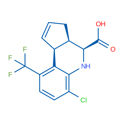 (3AR,4s,9bs)-6-chloro-9-(trifluoromethyl)-3a,4,5,9b-tetrahydro-3h-cyclopenta[c]quinoline-4-carboxylic acid 1g