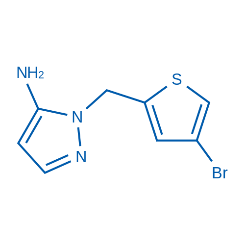 1-[(4-Bromothiophen-2-yl)methyl]-1H-pyrazol-5-amine 250mg