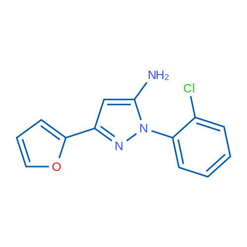 1-(2-Chlorophenyl)-3-(furan-2-yl)-1H-pyrazol-5-amine 5g