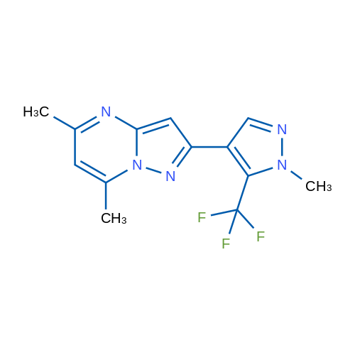 4-{5,7-dimethylpyrazolo[1,5-a]pyrimidin-2-yl}-1-methyl-5-(trifluoromethyl)-1H-pyrazole 1g