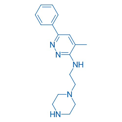 4-Methyl-6-phenyl-N-(2-(piperazin-1-yl)ethyl)pyridazin-3-amine 250mg