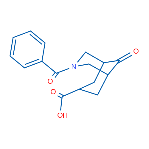 3-Benzoyl-9-oxo-3-azabicyclo[3.3.1]nonane-7-carboxylic acid 250mg