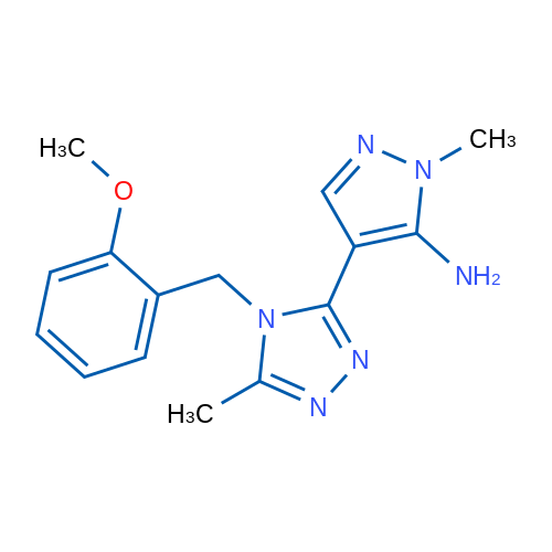 4-{4-[(2-methoxyphenyl)methyl]-5-methyl-4H-1,2,4-triazol-3-yl}-1-methyl-1H-pyrazol-5-amine 1g