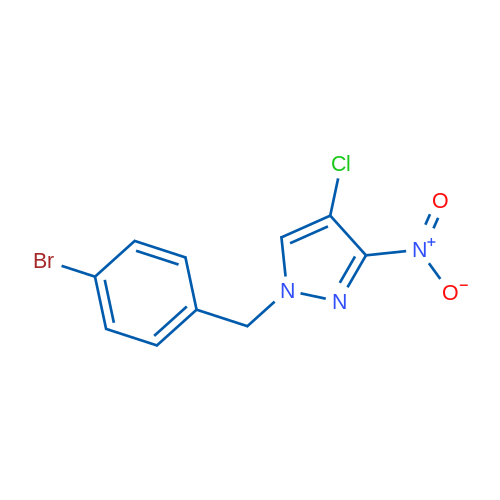 1-(4-Bromobenzyl)-4-chloro-3-nitro-1H-pyrazole 1g
