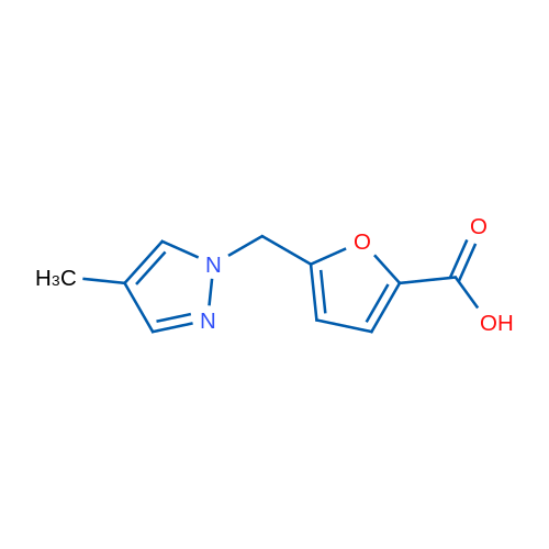 5-((4-Methyl-1H-pyrazol-1-yl)methyl)furan-2-carboxylic acid 5g