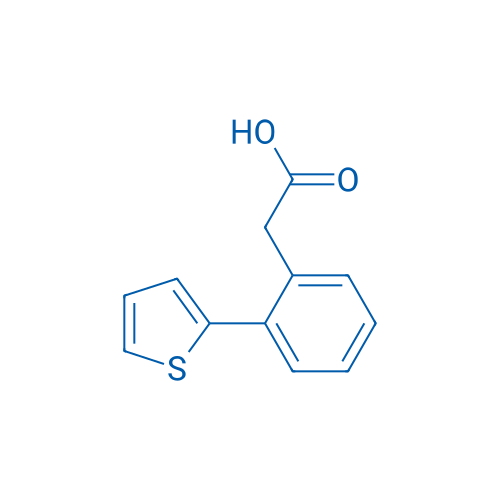 2-(2-(Thiophen-2-yl)phenyl)acetic acid 250mg