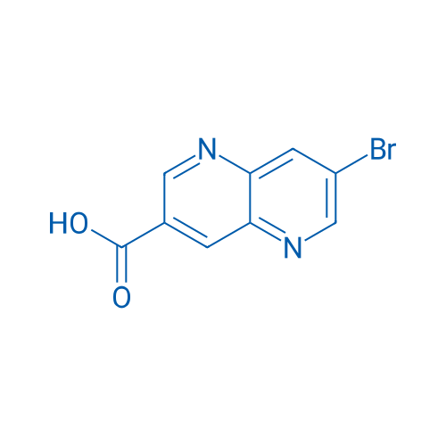 7-Bromo-1,5-naphthyridine-3-carboxylic acid 250mg