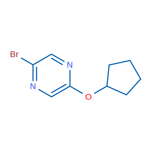 2-Bromo-5-(cyclopentyloxy)pyrazine 5g