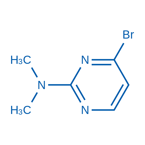 4-Bromo-N,N-dimethylpyrimidin-2-amine 100mg