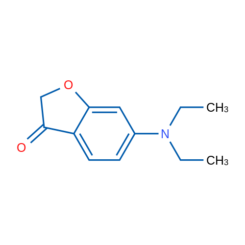 6-(Diethylamino)-2,3-dihydro-1-benzofuran-3-one 1g