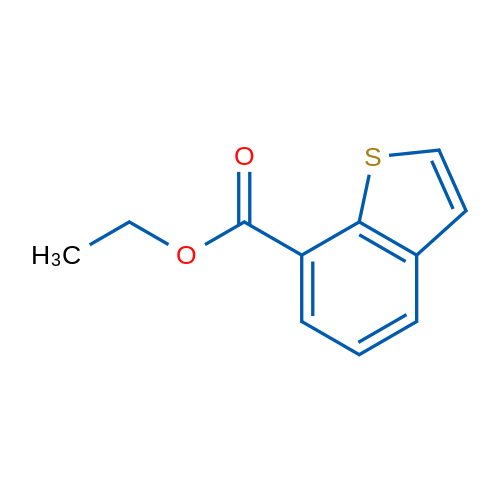 Ethyl benzo[b]thiophene-7-carboxylate 1g
