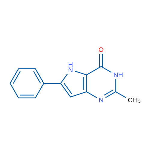 2-Methyl-6-phenyl-3H-pyrrolo[3,2-d]pyrimidin-4(5H)-one 1g