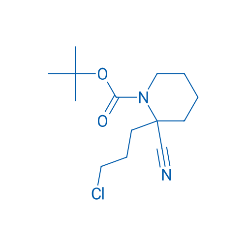 tert-Butyl 2-(3-chloropropyl)-2-cyanopiperidine-1-carboxylate 1g