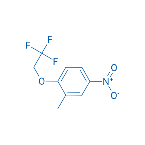 1-(Trifluoroethoxy)-2-methyl-4-nitrobenzene 250mg