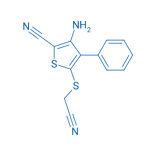 3-Amino-5-[(cyanomethyl)sulfanyl]-4-phenylthiophene-2-carbonitrile 1g