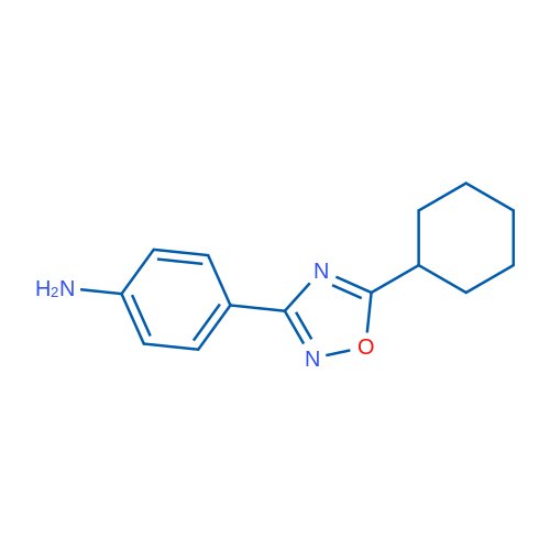 4-(5-Cyclohexyl-1,2,4-oxadiazol-3-yl)aniline 1g