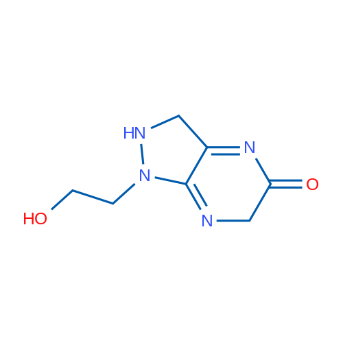 1-(2-Hydroxyethyl)-1H-pyrazolo[3,4-b]pyrazin-5(4H)-one 1g