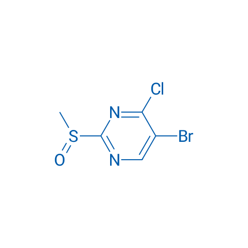 5-Bromo-4-chloro-2-(methylsulfinyl)pyrimidine 1g