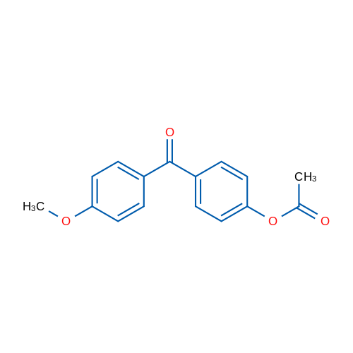 4-Acetoxy-4'-methoxybenzophenone 1g